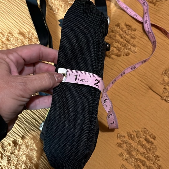 Haiku Black and Yellow Crossbody Bag with Floral Pattern - Picture 10 of 10